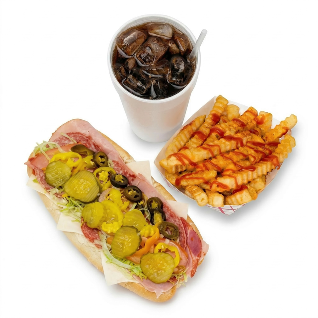 Hoagie & Fries Combo.