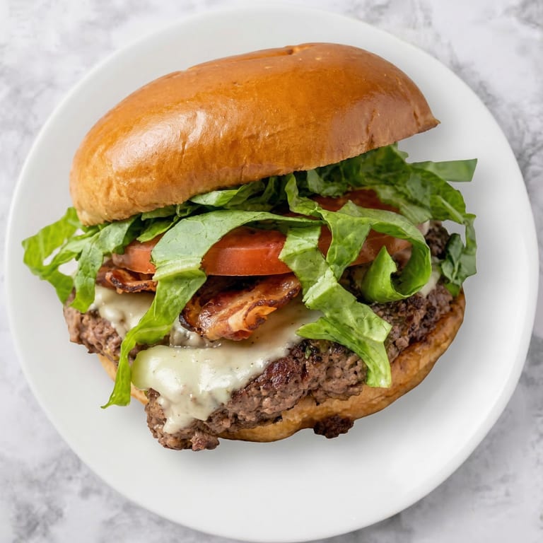 Indulge in Our Bacon Cheeseburger