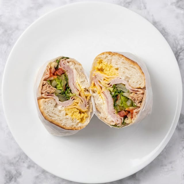 Turkey & Cheese Hoagie.