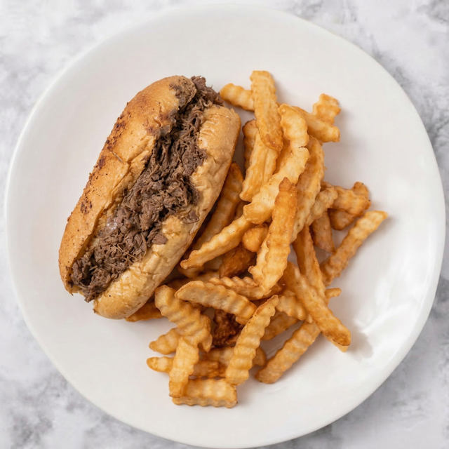 Cheesesteak & Fries Combo.