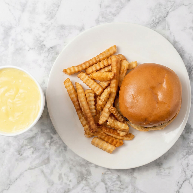 Cheeseburger & Fries Special Combo.