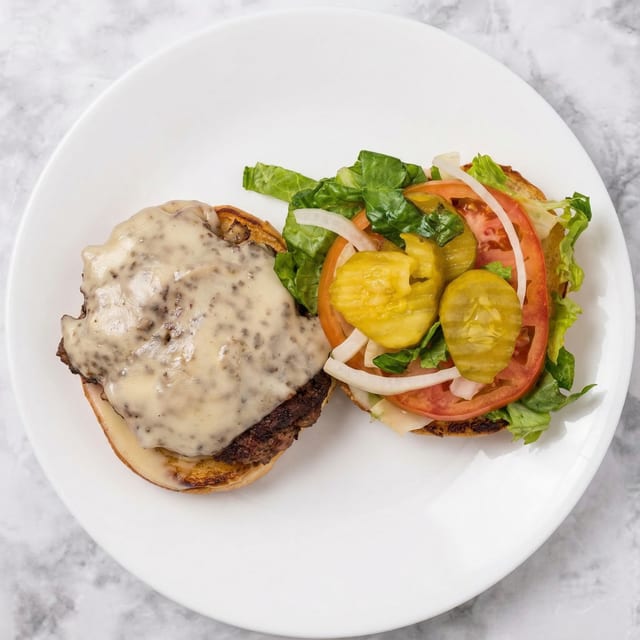 Broc Greenleaf Burger.