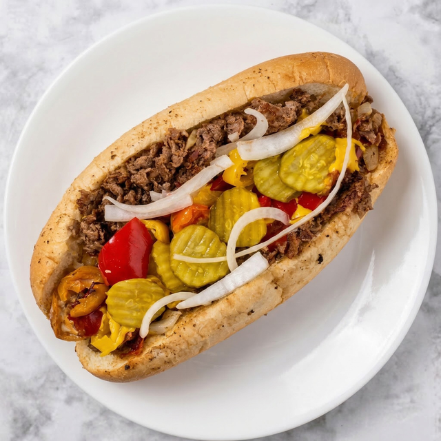 Gutbusters Ultimate Cheesesteak Combo.