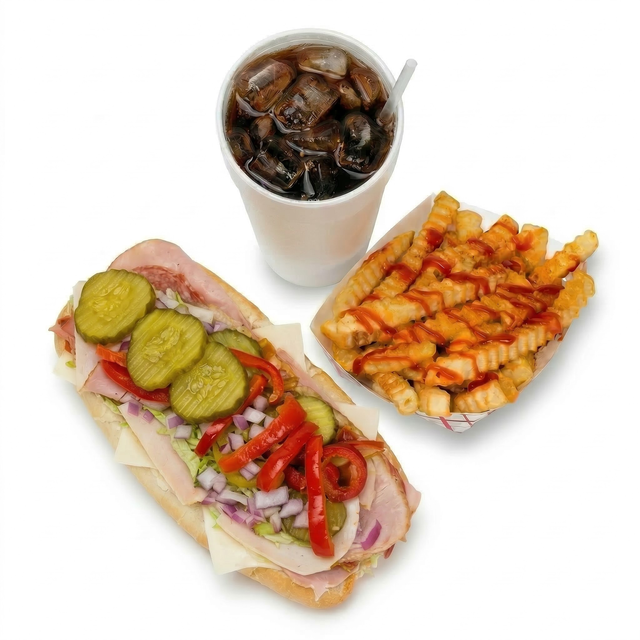 Hoagie & Fries Special Combo.