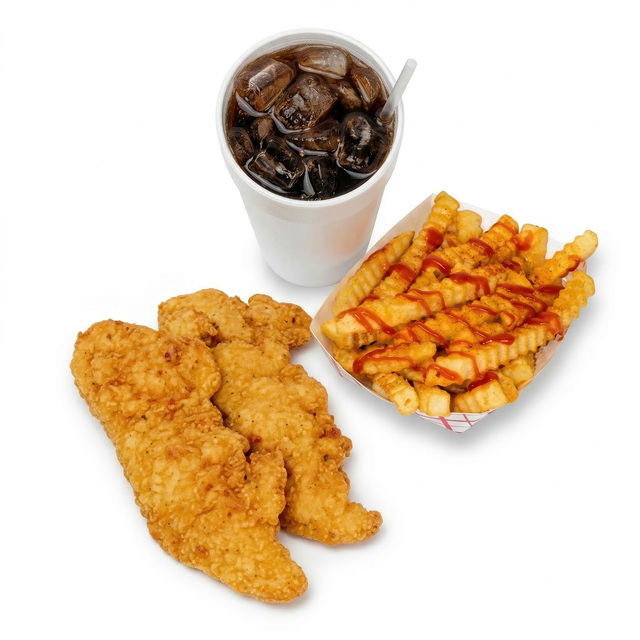 2 Tenders & Fries Combo.